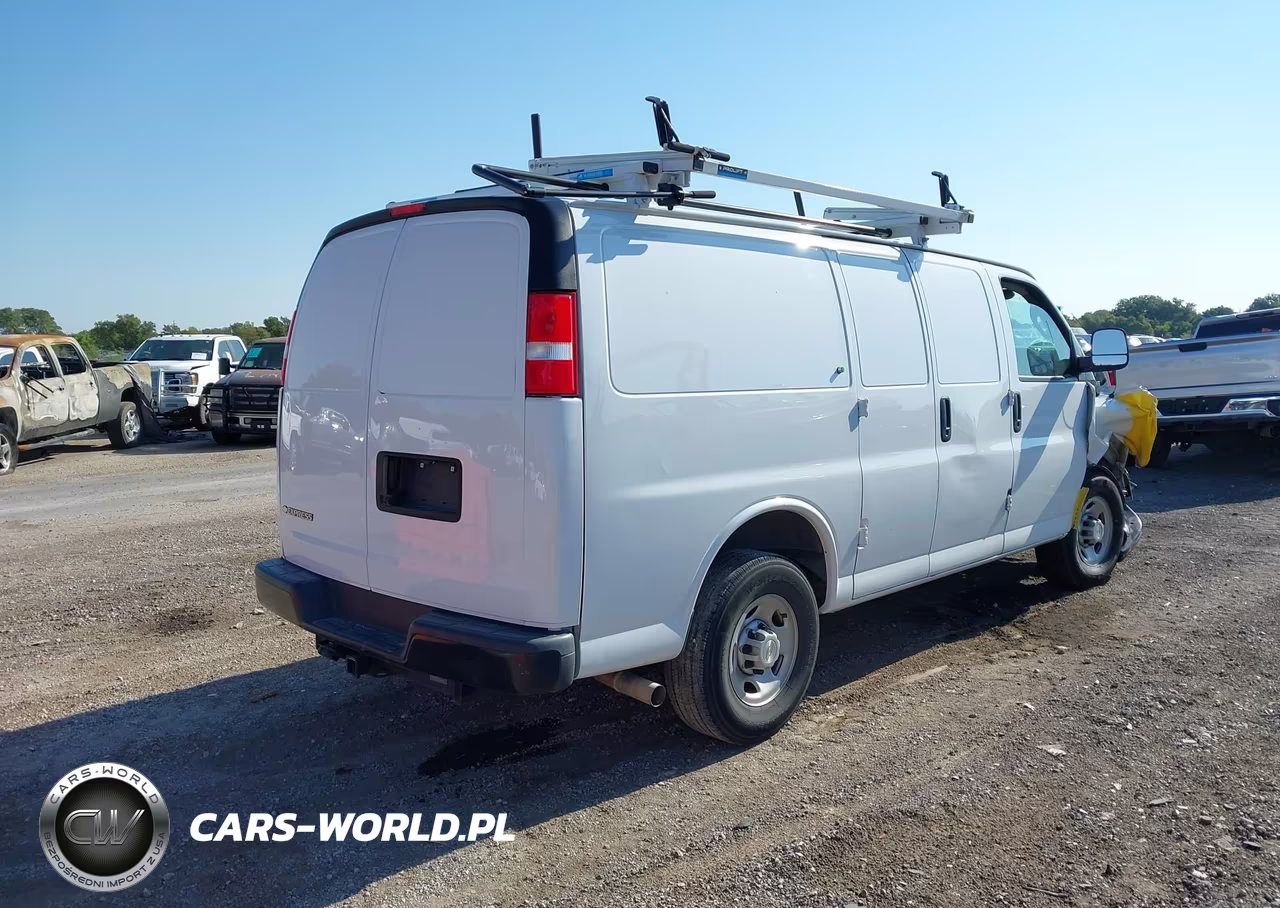2023 Chevrolet Express Cargo Rwd 2500 Regular Wheelbase Wt VIN:1GCWGAFP2P1180263 - 4