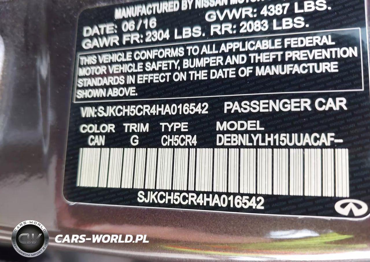 2017 Infiniti Qx30 Premium VIN:SJKCH5CR4HA016542 - 9