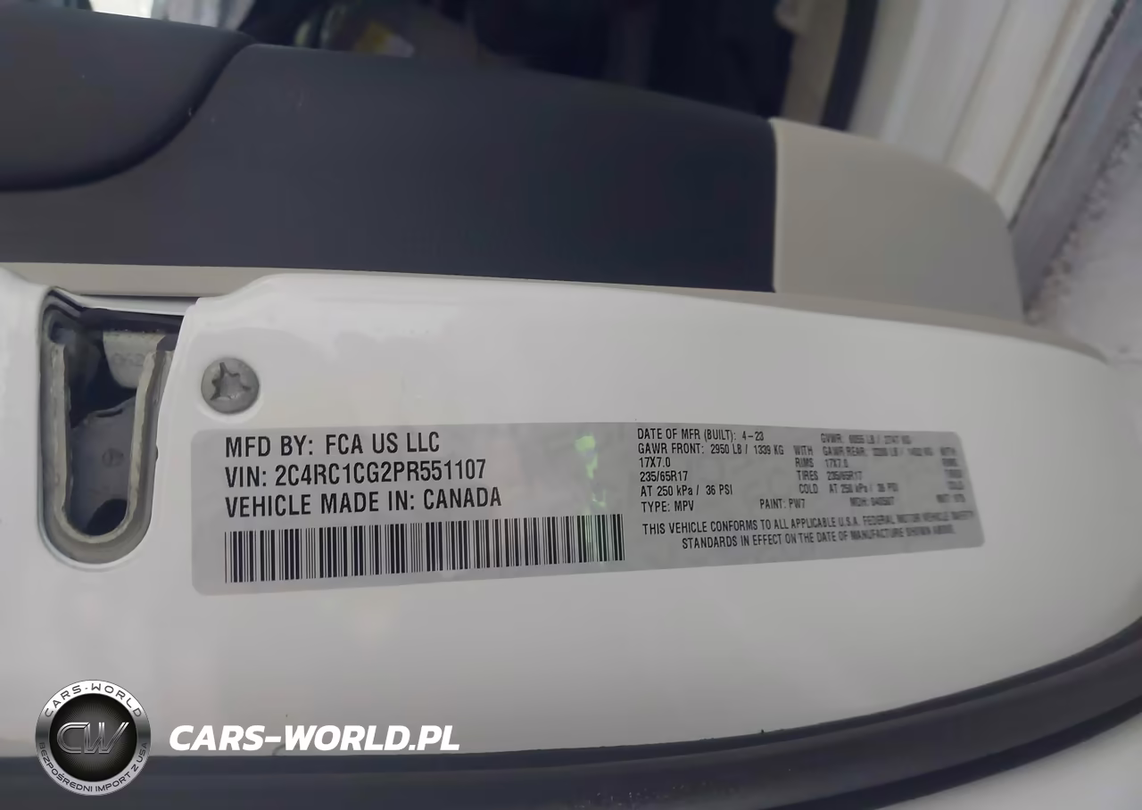 2023 Chrysler Voyager Lx VIN:2C4RC1CG2PR551107 - 9