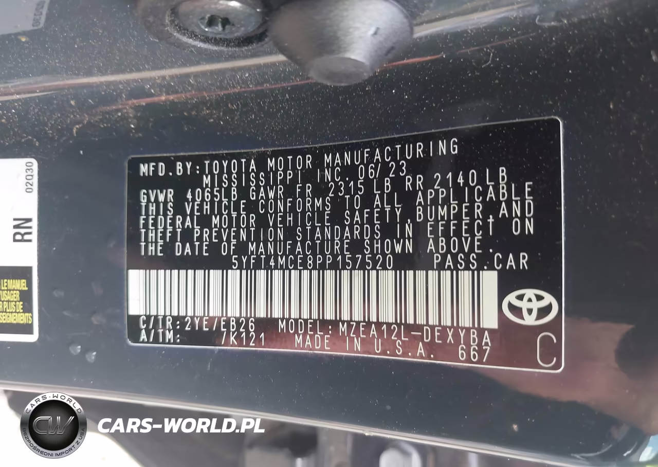 2023 Toyota Corolla Xse VIN:5YFT4MCE8PP157520 - 9