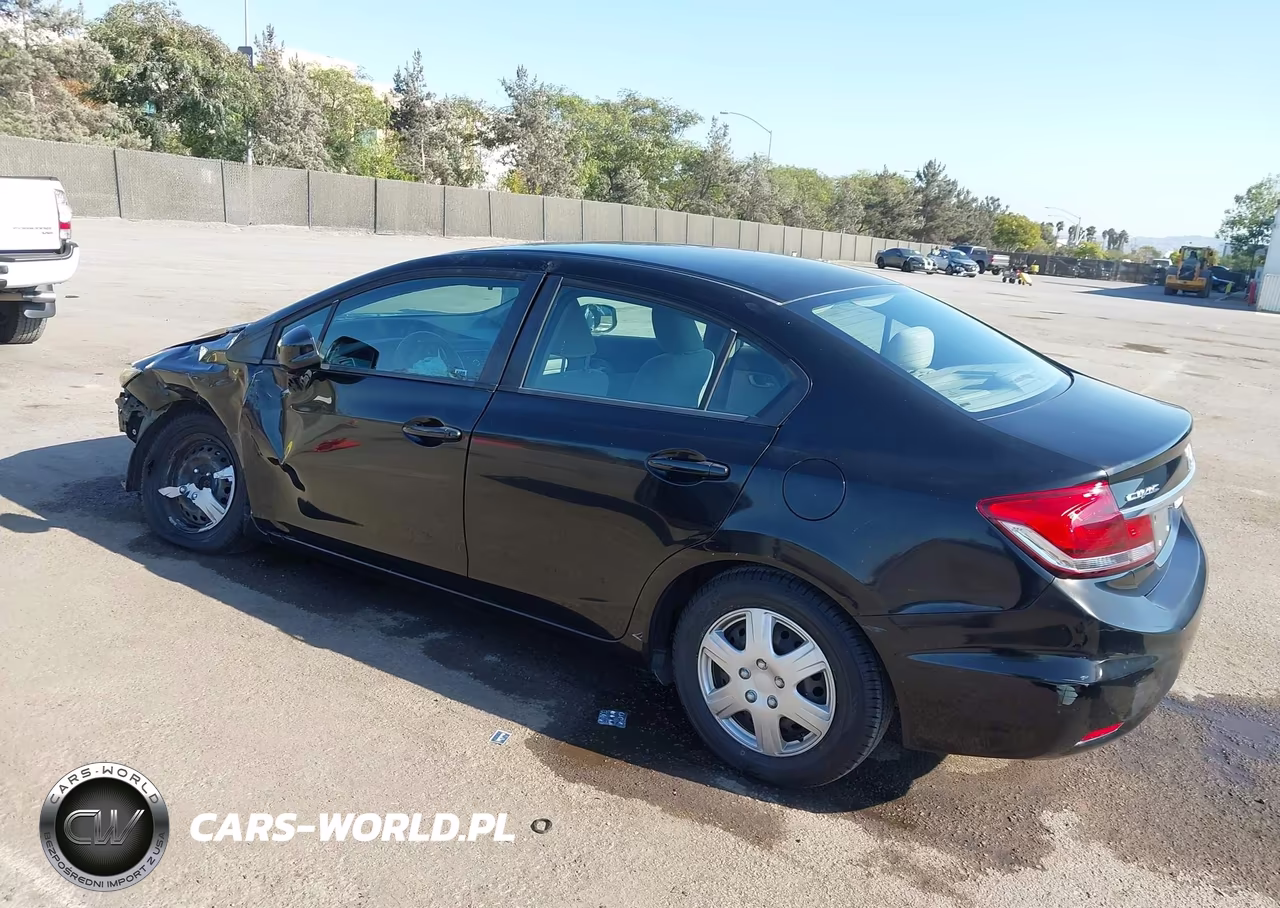 2013 Honda Civic Lx VIN:19XFB2F50DE270894 - 3