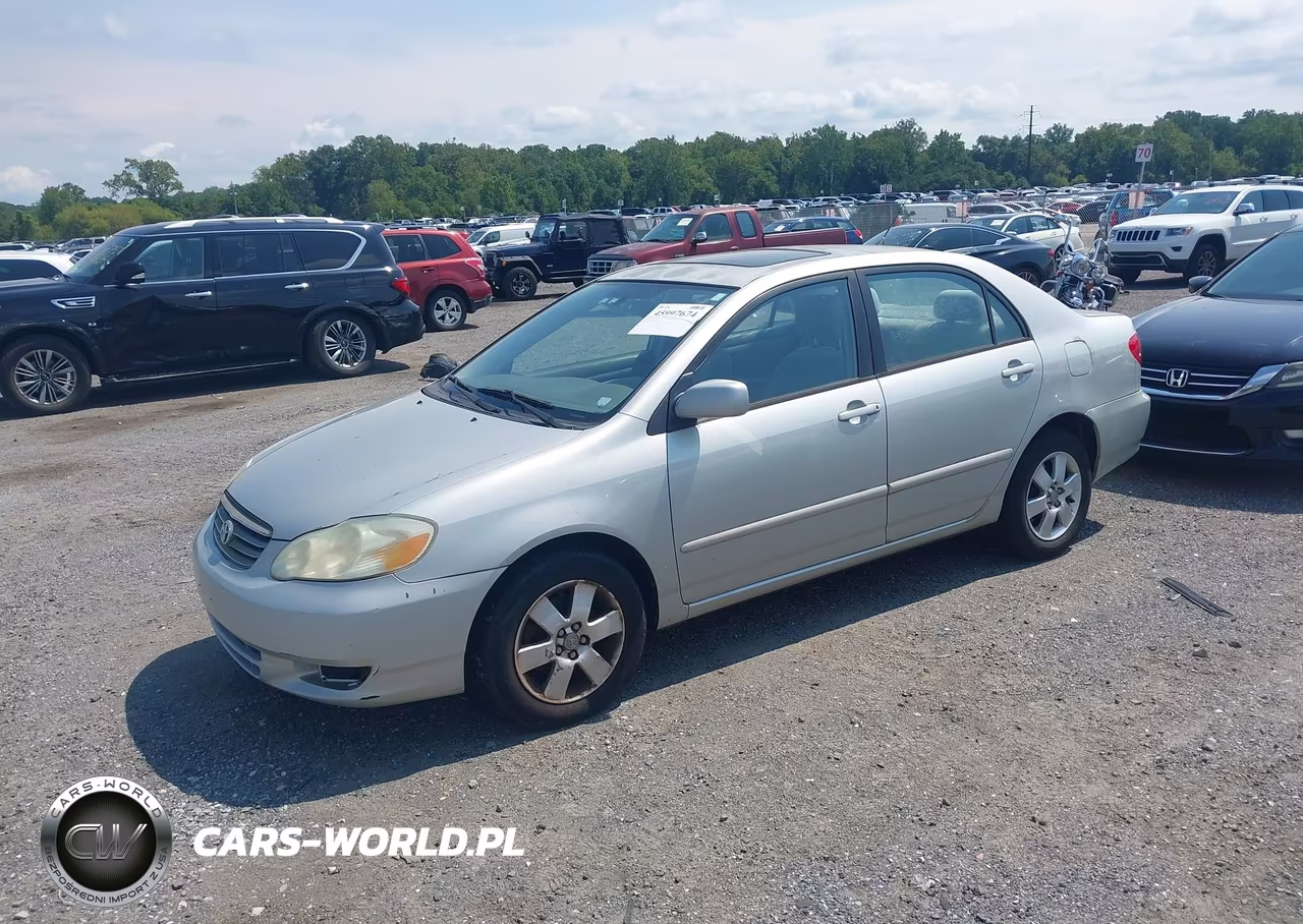 2004 Toyota Corolla Le VIN:2T1BR38E84C303555 - 2