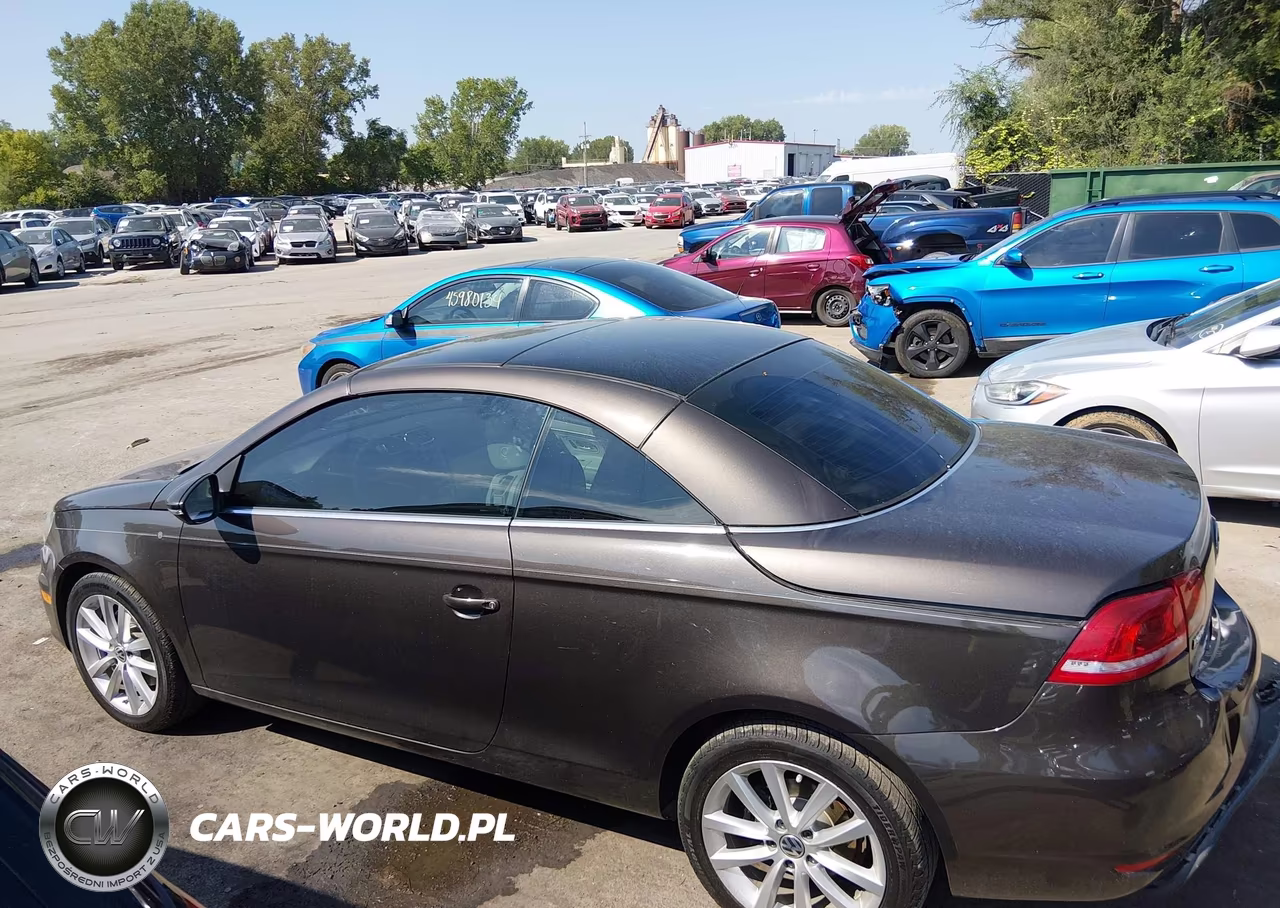 2014 Volkswagen Eos Komfort VIN:WVWBW8AH4EV005075 - 14