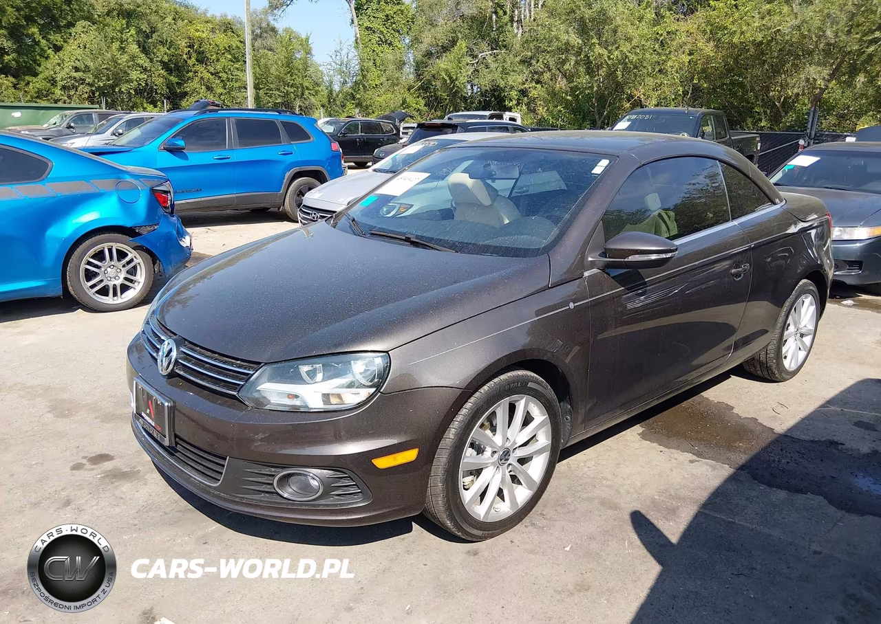 2014 Volkswagen Eos Komfort VIN:WVWBW8AH4EV005075 - 2