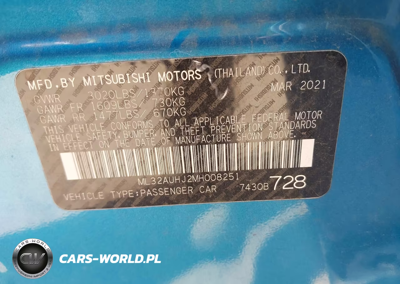 2021 Mitsubishi Mirage Carbonite Edition-Es-Le VIN:ML32AUHJ2MH008251 - 9