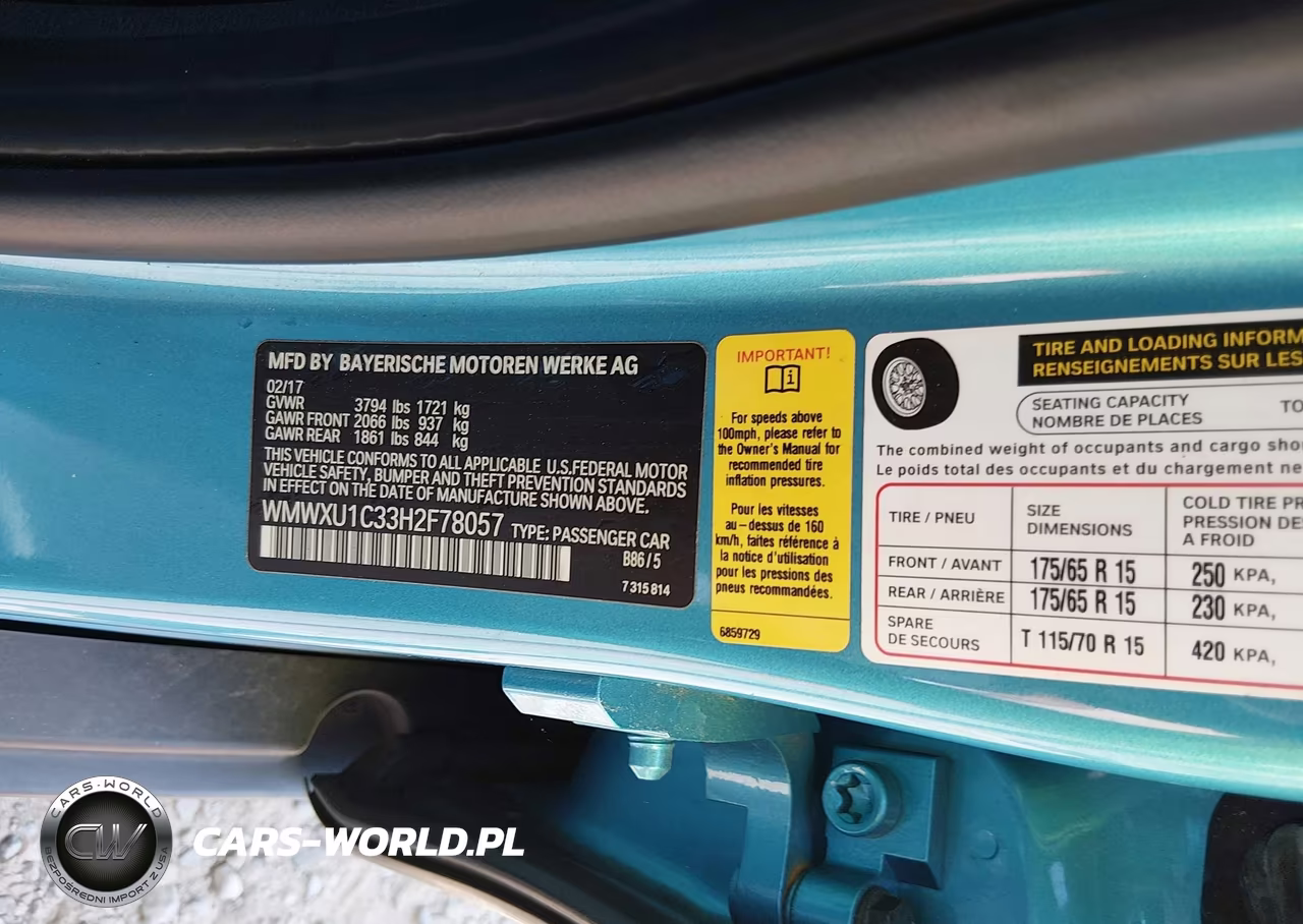 2017 Mini Hardtop Cooper VIN:WMWXU1C33H2F78057 - 9