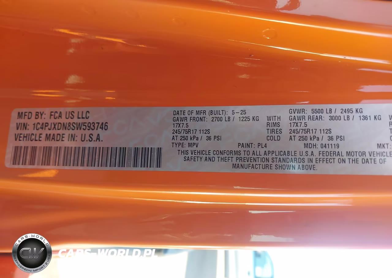 2025 Jeep Wrangler 4-Door Summit 4X4 VIN:1C4PJXDN8SW593746 - 9