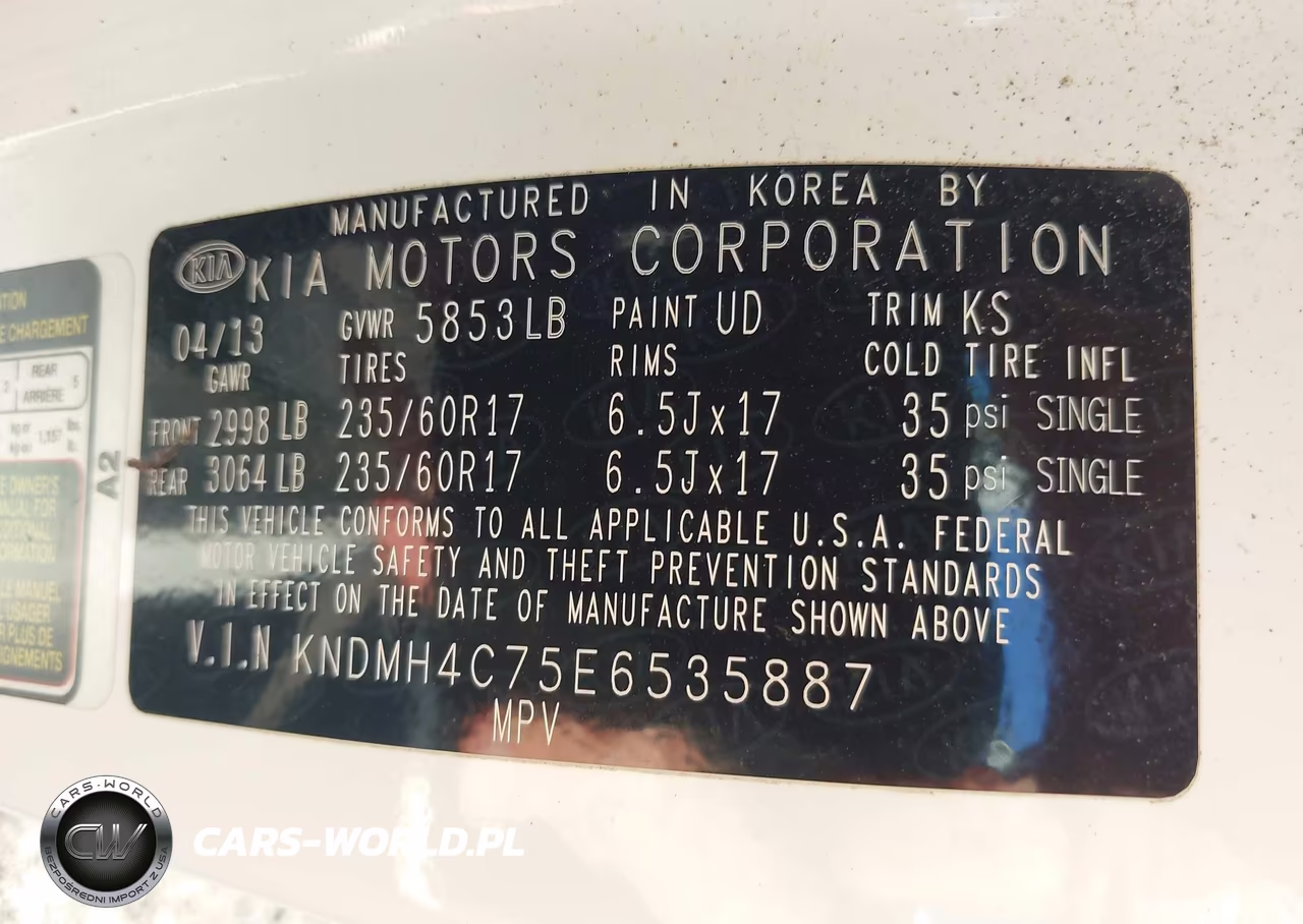 2014 Kia Sedona Ex VIN:KNDMH4C75E6535887 - 9