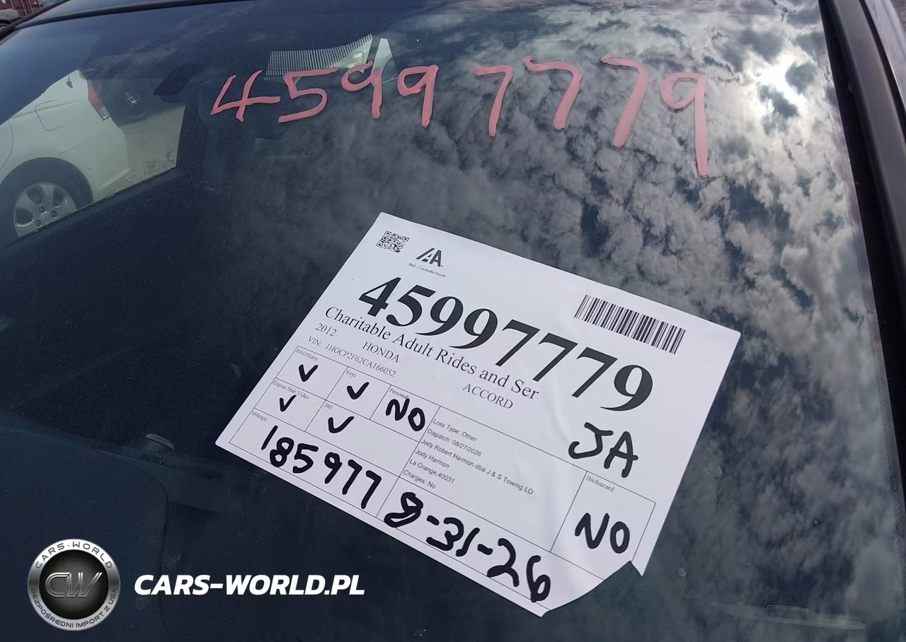 2012 Honda Accord 2.4 Se VIN:1HGCP2F62CA166052 - 17