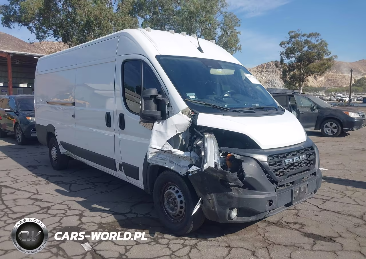2024 Ram Promaster 3500 Cargo Van Tradesman High Roof 159 Wb Ext W-Pass Seat VIN:3C6MRVJG1RE116528 - 1