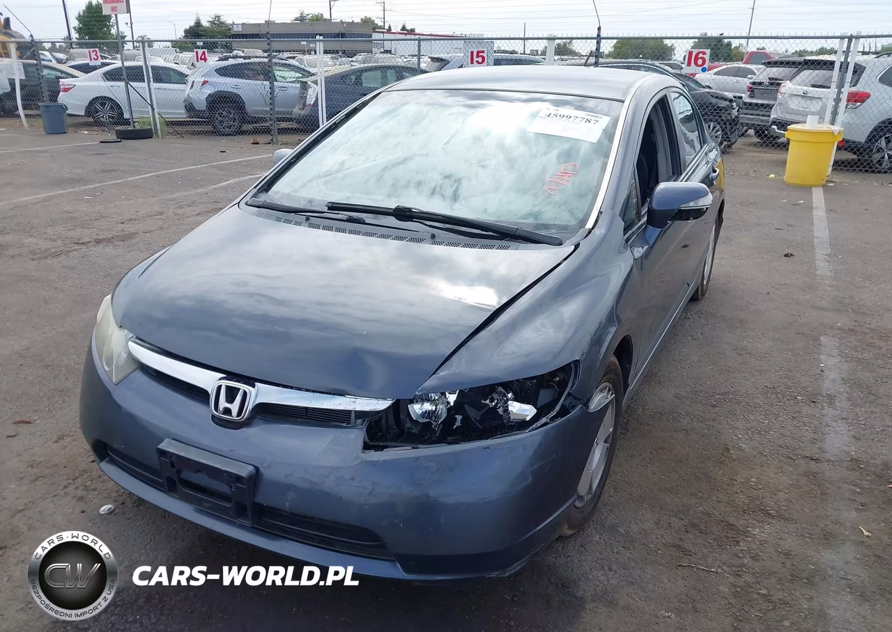 2008 Honda Civic Hybrid VIN:JHMFA36228S023912 - 2
