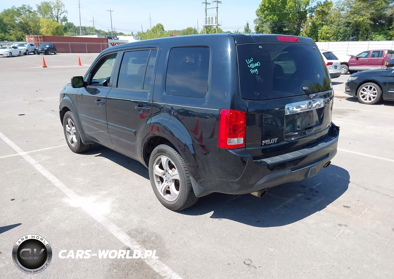 2014 Honda Pilot Ex-L VIN:5FNYF4H61EB036466 - 3