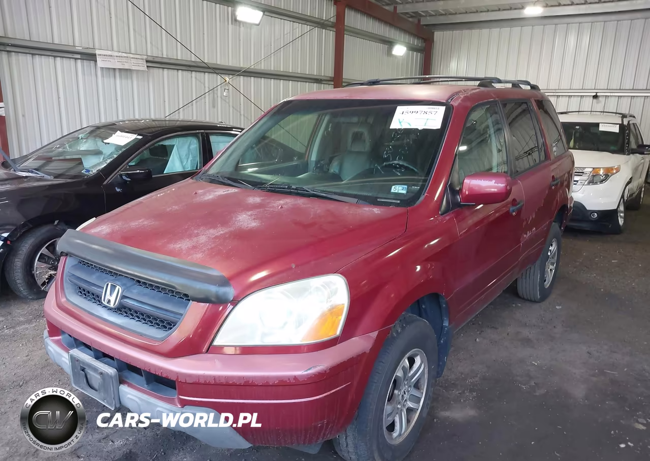 2003 Honda Pilot Ex-L VIN:2HKYF18603H613775 - 2