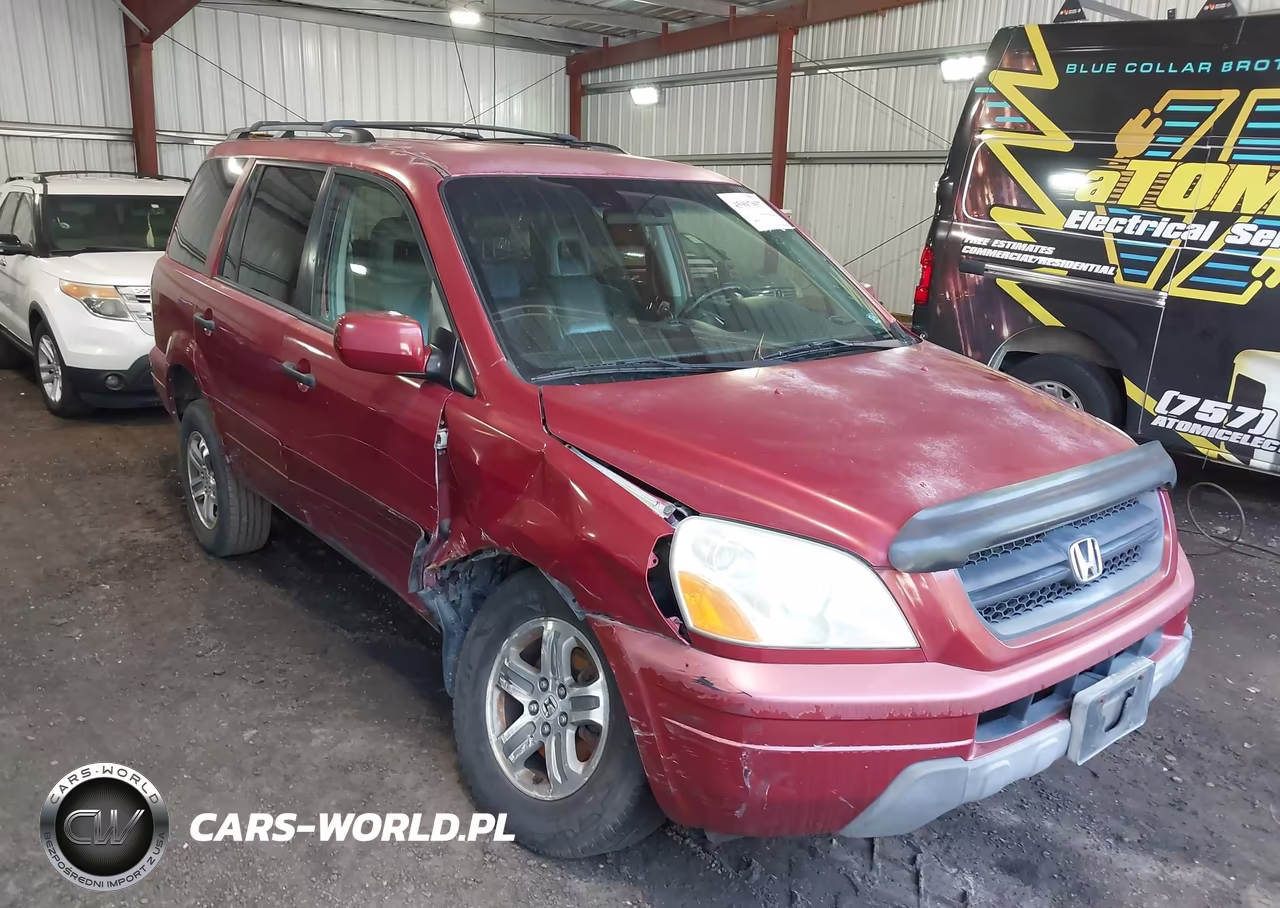 2003 Honda Pilot Ex-L VIN:2HKYF18603H613775 - 6