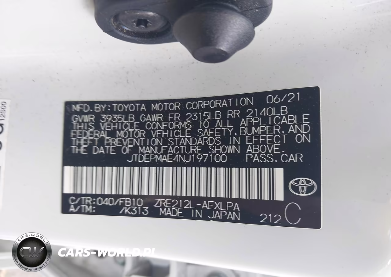2022 Toyota Corolla Le VIN:JTDEPMAE4NJ197100 - 9
