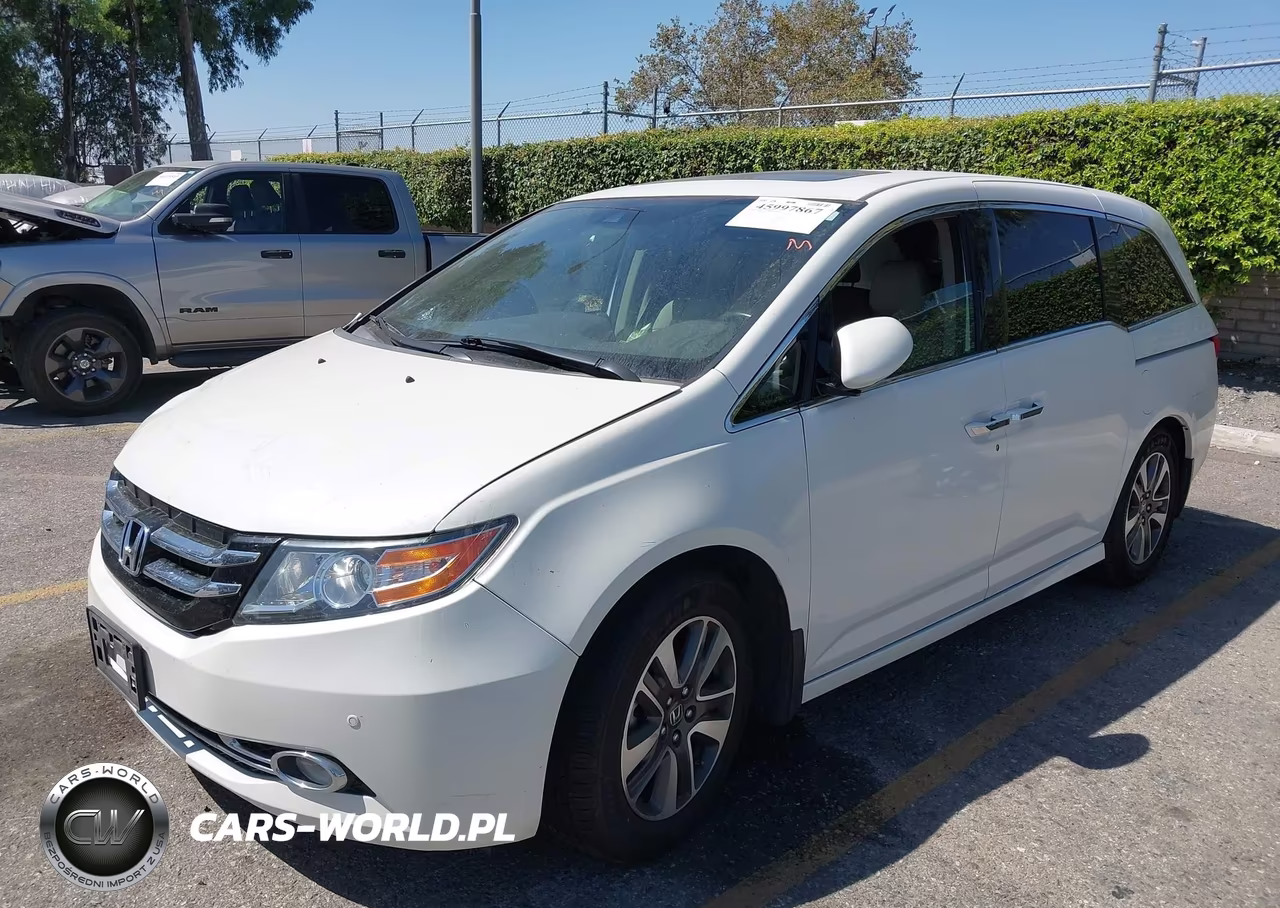 2014 Honda Odyssey Touring-Touring Elite VIN:5FNRL5H93EB112704 - 2
