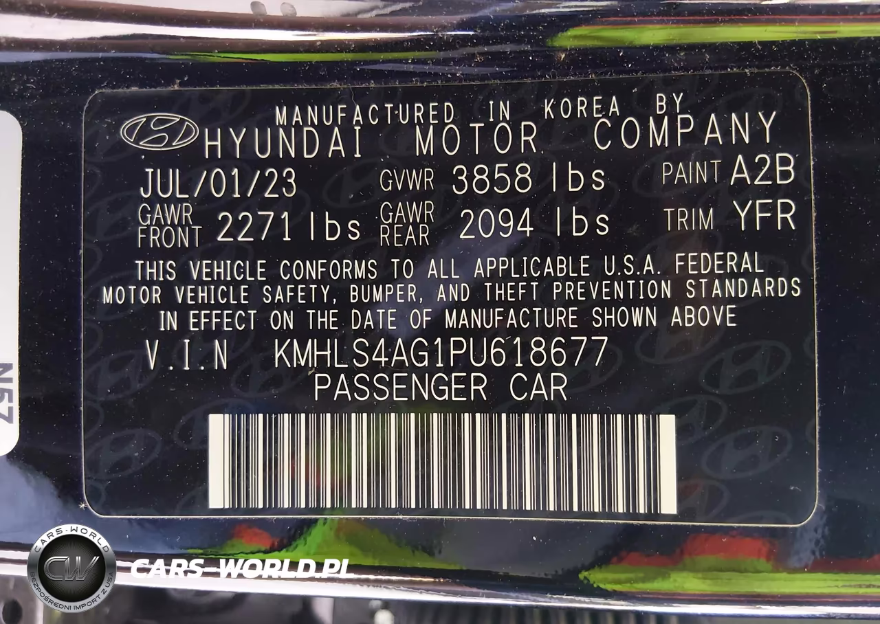 2023 Hyundai Elantra Sel VIN:KMHLS4AG1PU618677 - 9