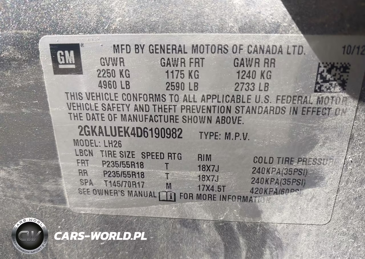 2013 GMC Terrain Slt-1 VIN:2GKALUEK4D6190982 - 9