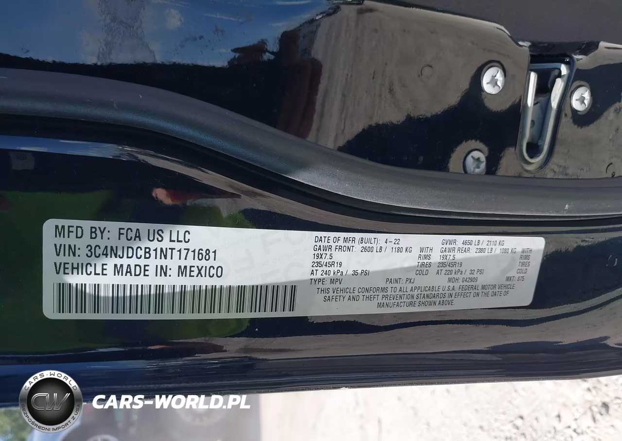 2022 Jeep Compass High Altitude 4X4 VIN:3C4NJDCB1NT171681 - 9