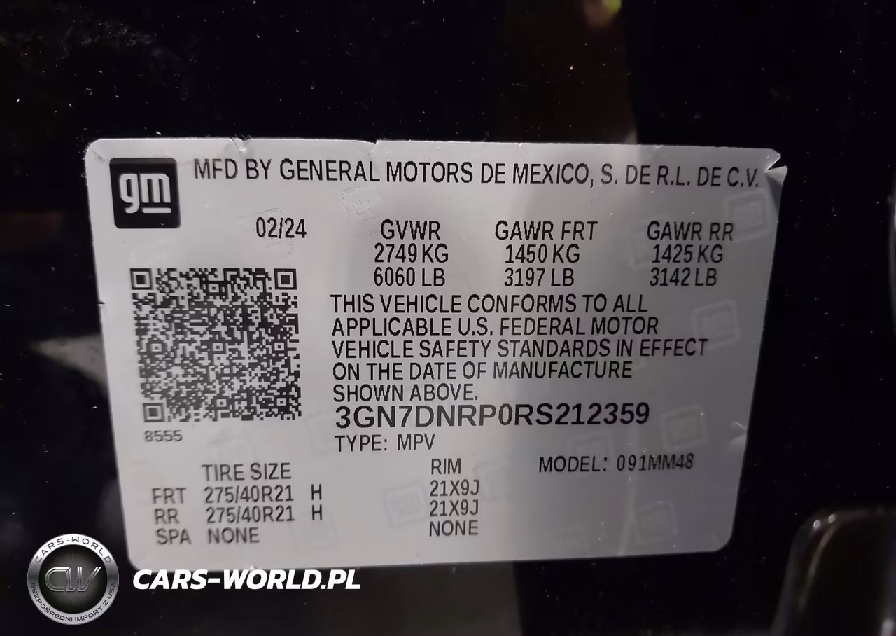 2024 Chevrolet Equinox Ev Rs VIN:3GN7DNRP0RS212359 - 9