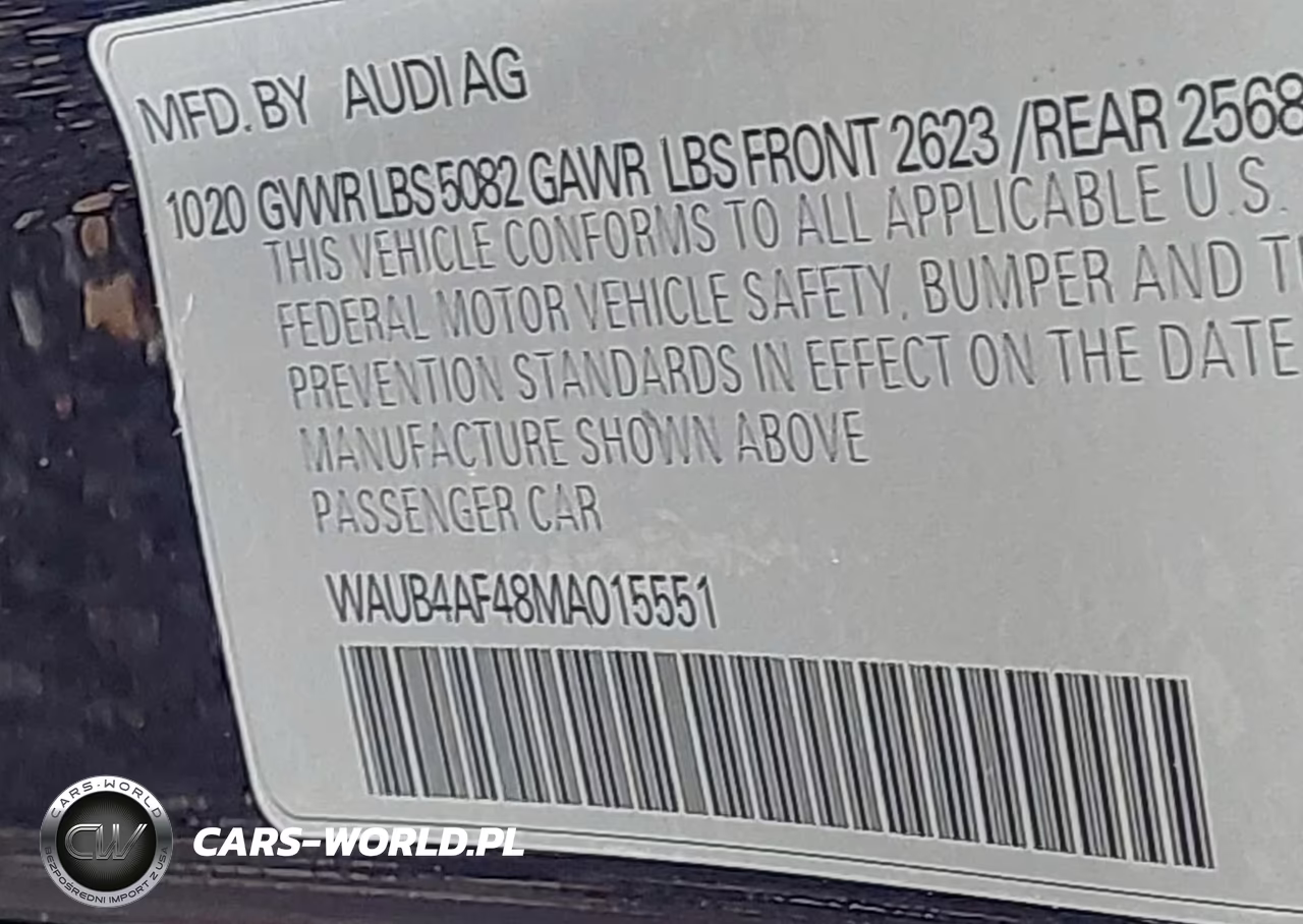 2021 Audi S4 Premium Plus Tfsi Quattro Tiptronic VIN:WAUB4AF48MA015551 - 9