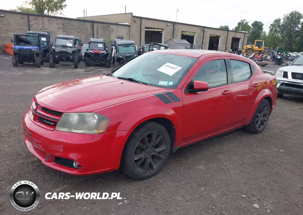 2013 Dodge Avenger R-T VIN:1C3CDZBG0DN502925 - 2