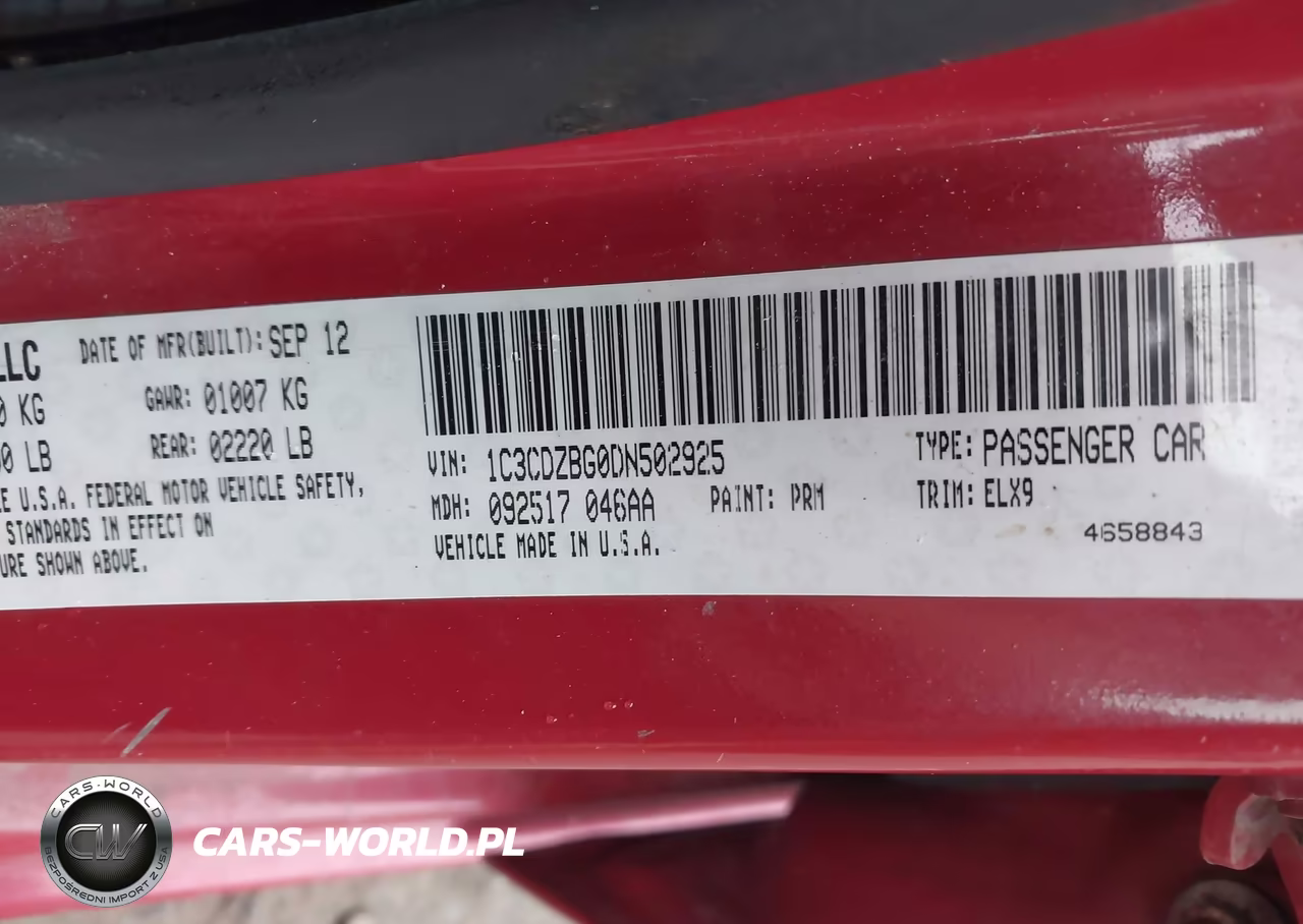 2013 Dodge Avenger R-T VIN:1C3CDZBG0DN502925 - 9