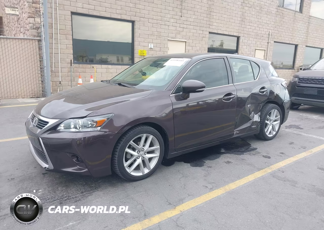 2014 Lexus Ct 200 VIN:JTHKD5BH0E2174786 - 2