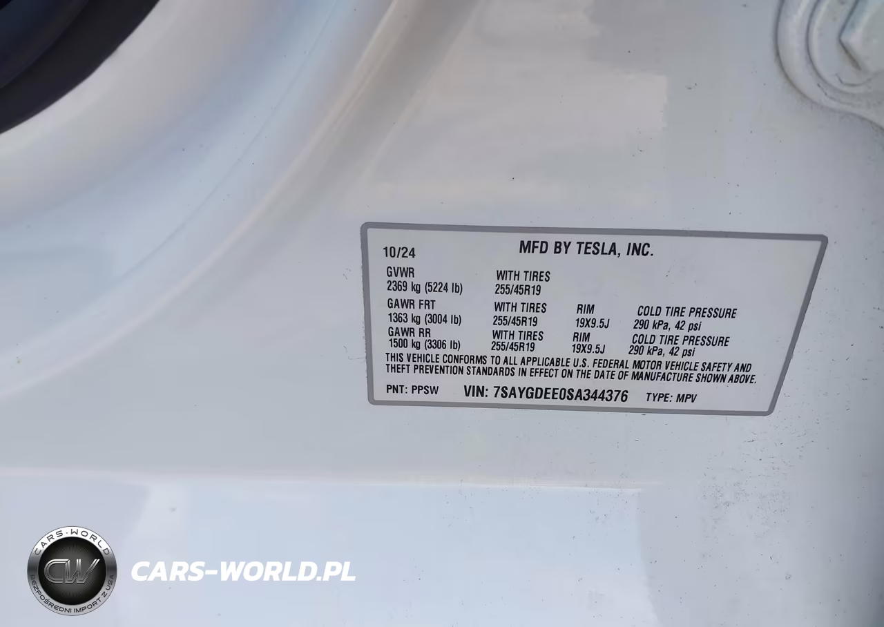 2025 Tesla Model Y Long Range Dual Motor All-Wheel Drive VIN:7SAYGDEE0SA344376 - 9