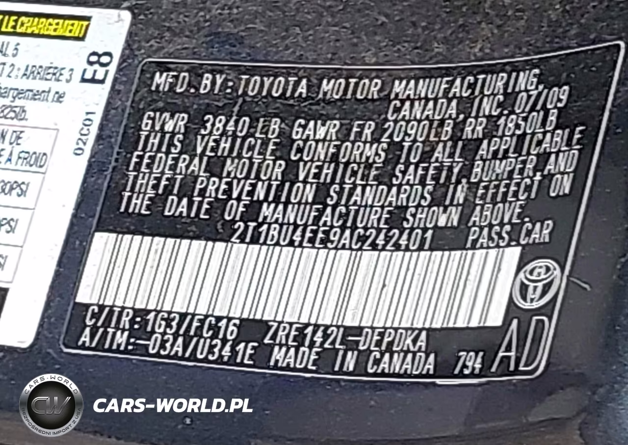 2010 Toyota Corolla Le VIN:2T1BU4EE9AC242401 - 9