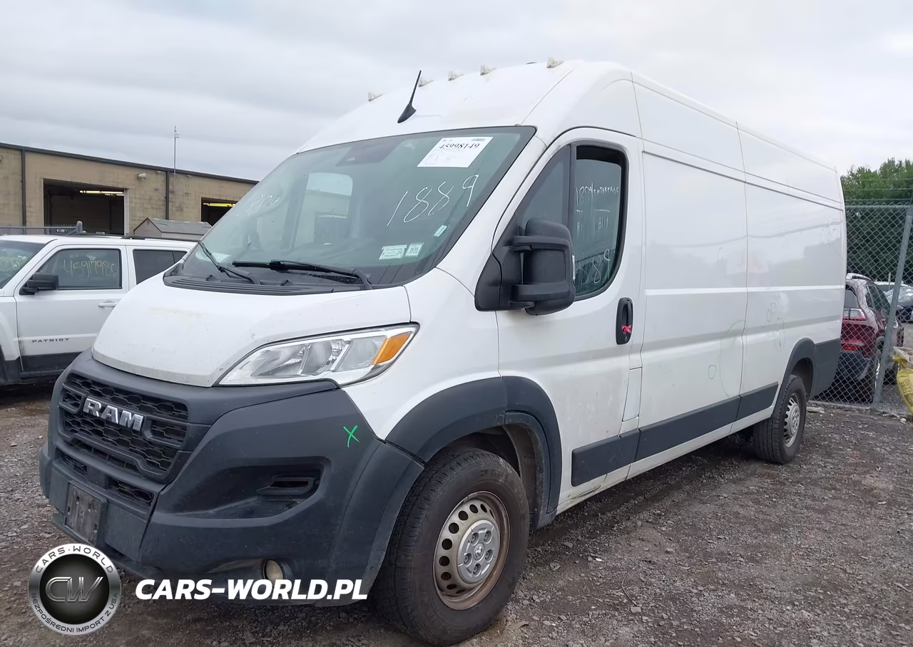2025 Ram Promaster 3500 Cargo Van Tradesman High Roof 159 Wb Ext VIN:3C6MRVJG1SE517700 - 2