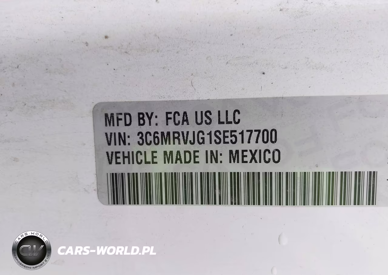 2025 Ram Promaster 3500 Cargo Van Tradesman High Roof 159 Wb Ext VIN:3C6MRVJG1SE517700 - 9
