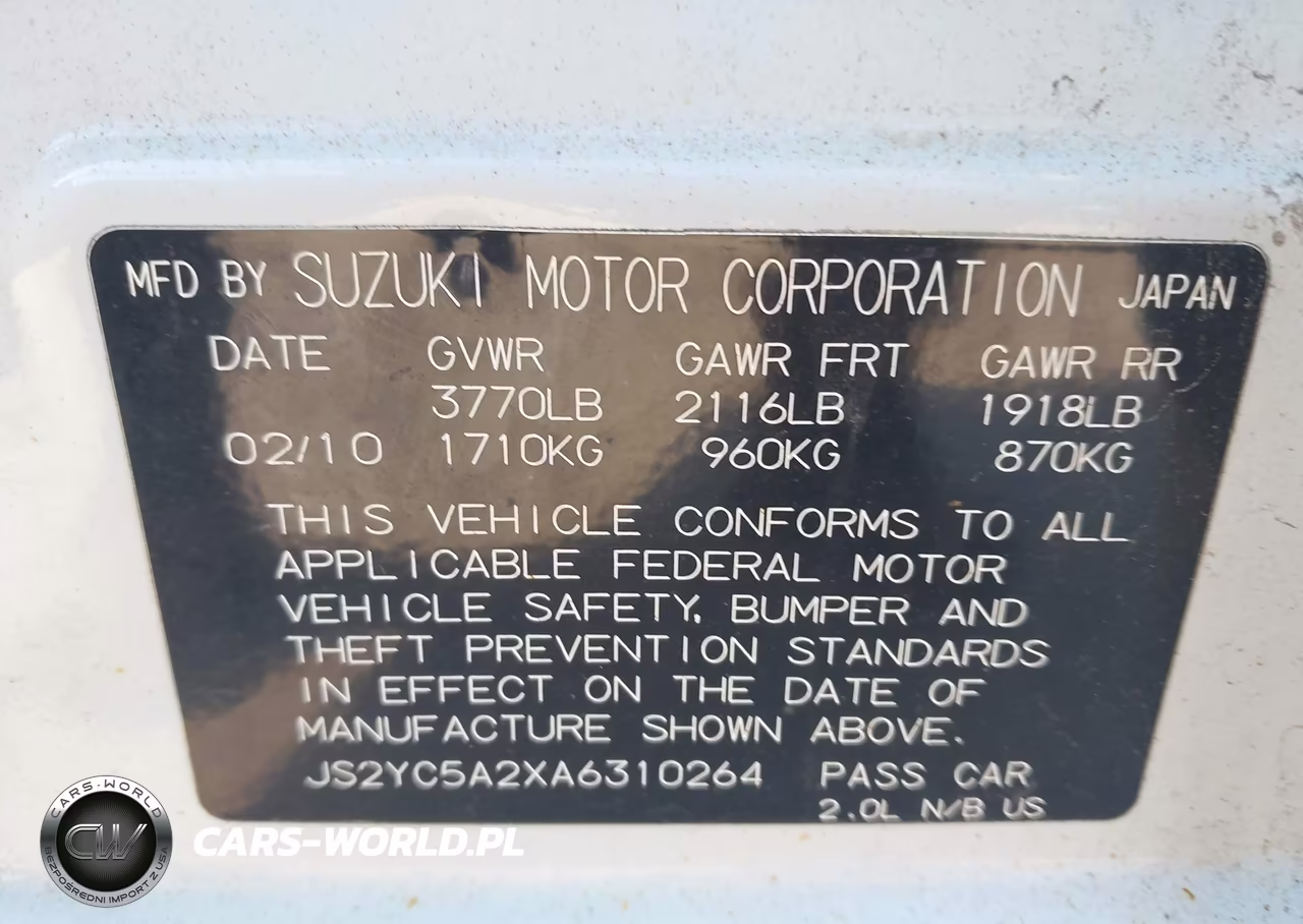2010 Suzuki Sx4 Le-Le Popular VIN:JS2YC5A2XA6310264 - 9