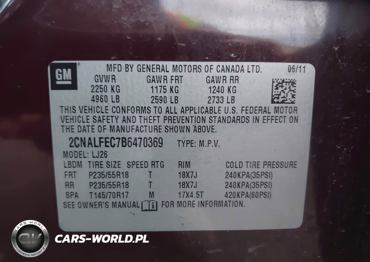 2011 Chevrolet Equinox Ltz VIN:2CNALFEC7B6470369 - 9