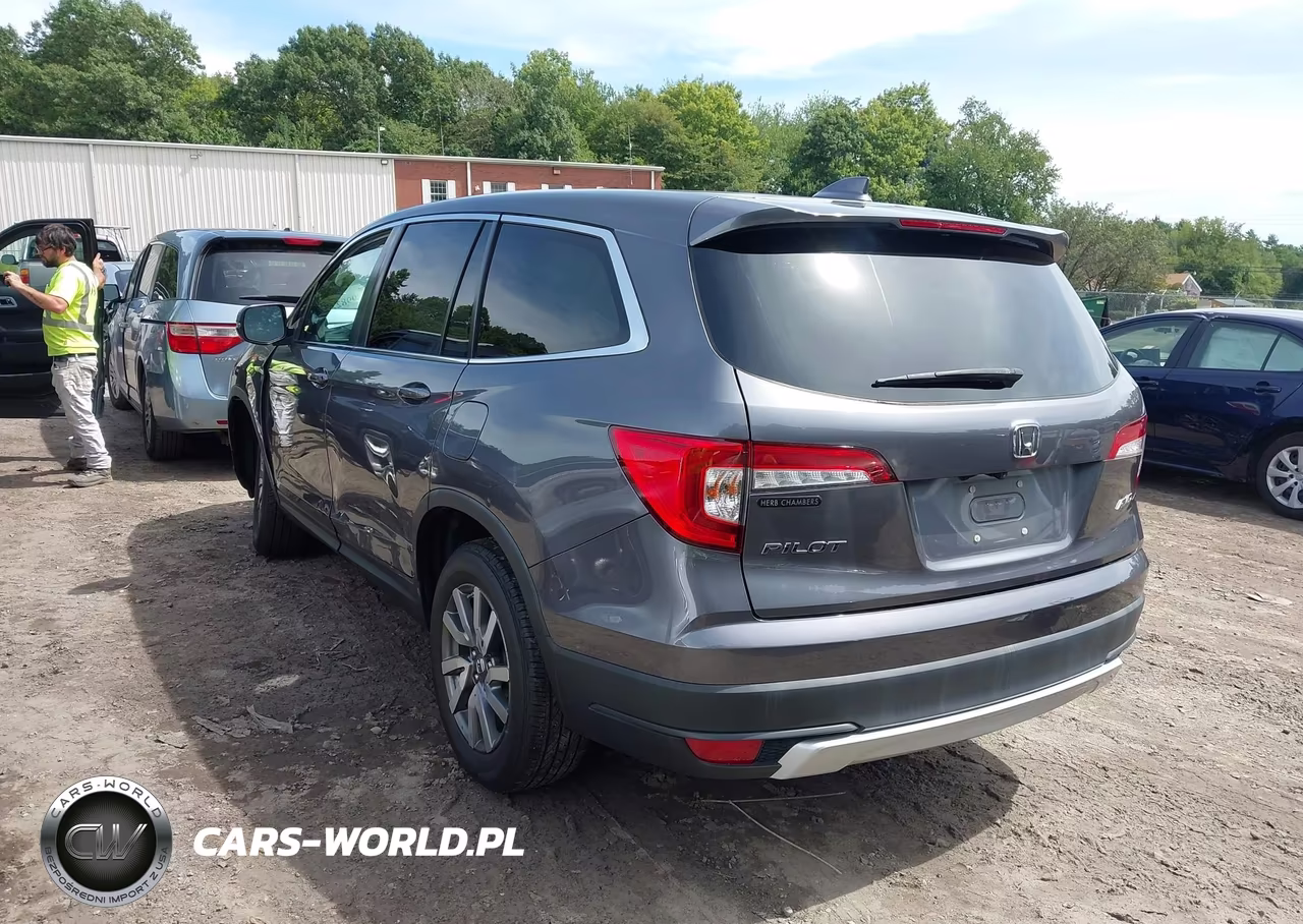 2021 Honda Pilot Awd Ex VIN:5FNYF6H37MB049304 - 3
