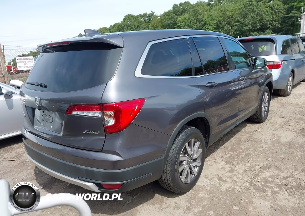 2021 Honda Pilot Awd Ex VIN:5FNYF6H37MB049304 - 4
