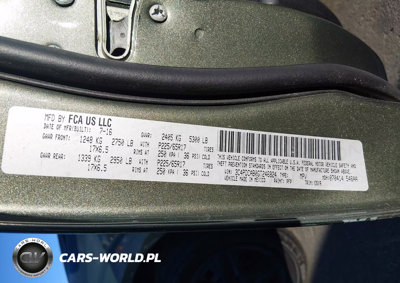 2016 Dodge Journey Se VIN:3C4PDCAB0GT246824 - 9