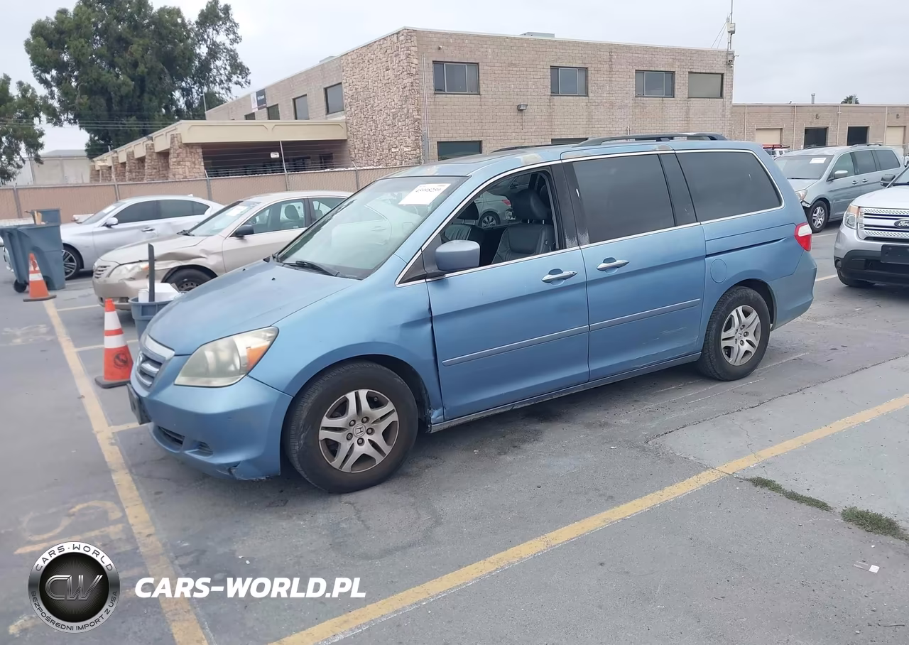 2007 Honda Odyssey Ex-L VIN:5FNRL38607B046206 - 2