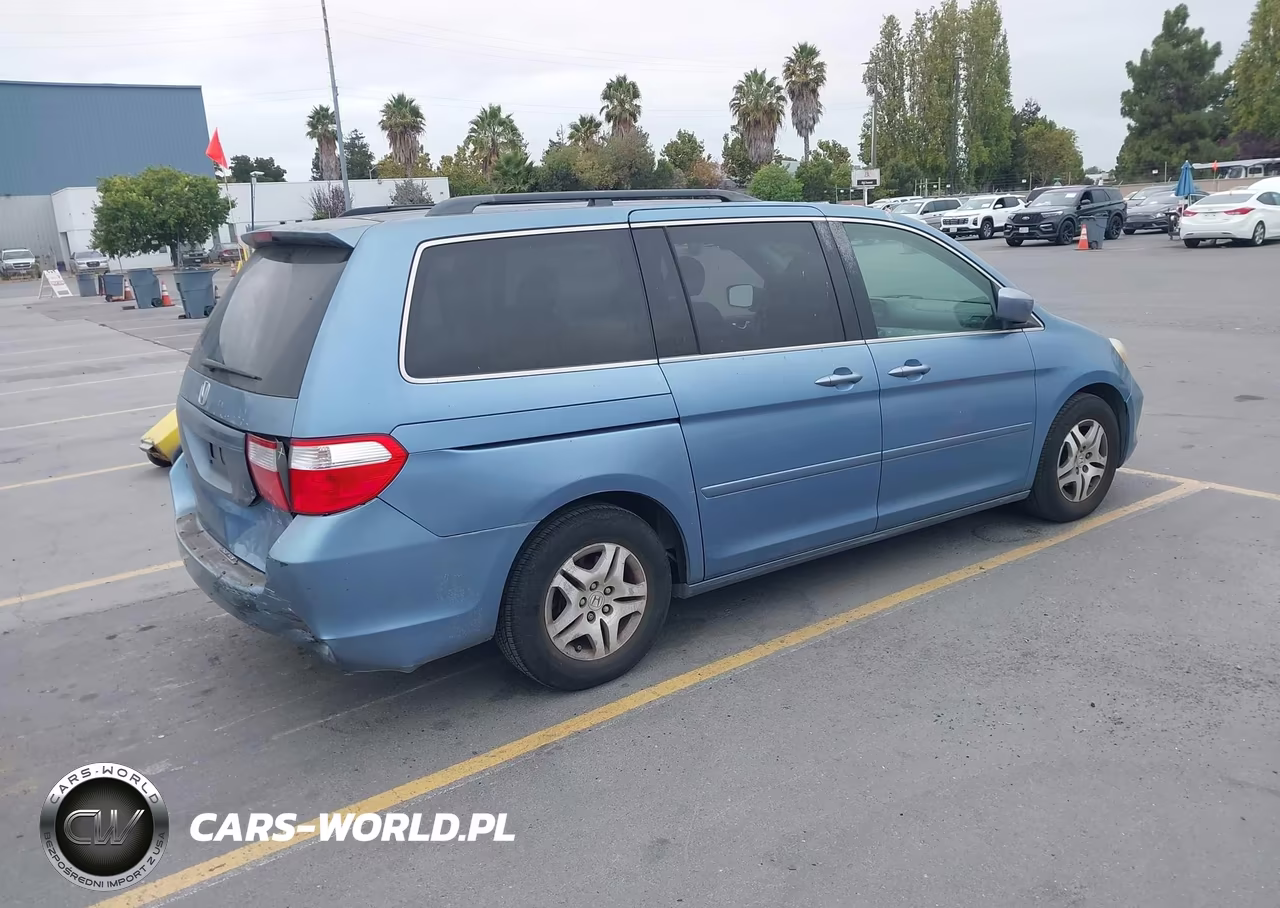 2007 Honda Odyssey Ex-L VIN:5FNRL38607B046206 - 4