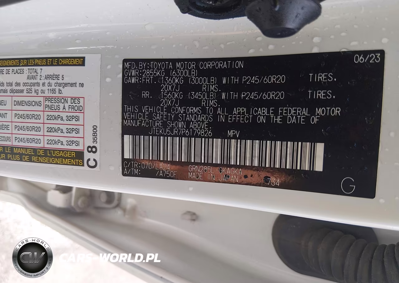 2023 Toyota 4Runner Limited VIN:JTEKU5JR7P6179826 - 9