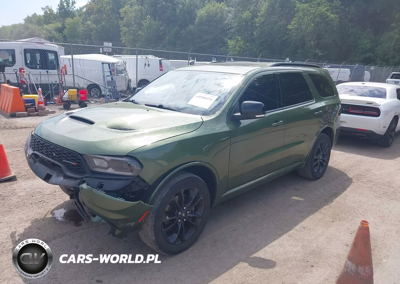 2021 Dodge Durango Gt Plus Awd VIN:1C4RDJDG4MC627362 - 2