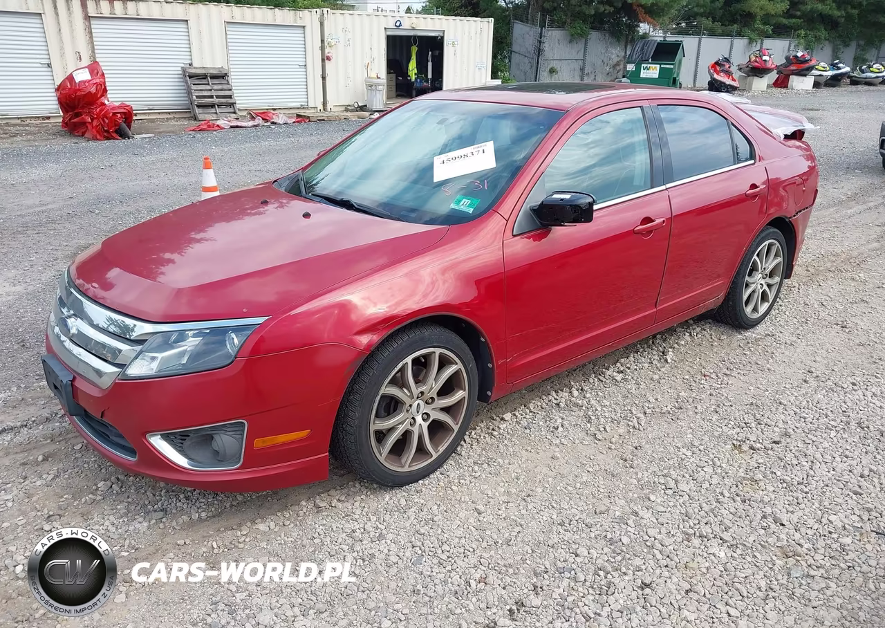 2010 Ford Fusion Se VIN:3FAHP0HA3AR231896 - 2