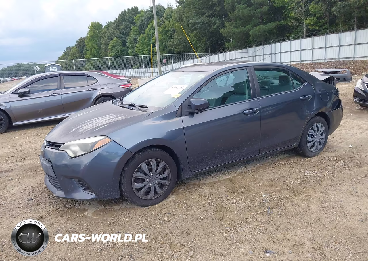2015 Toyota Corolla Le VIN:5YFBURHE4FP265892 - 2