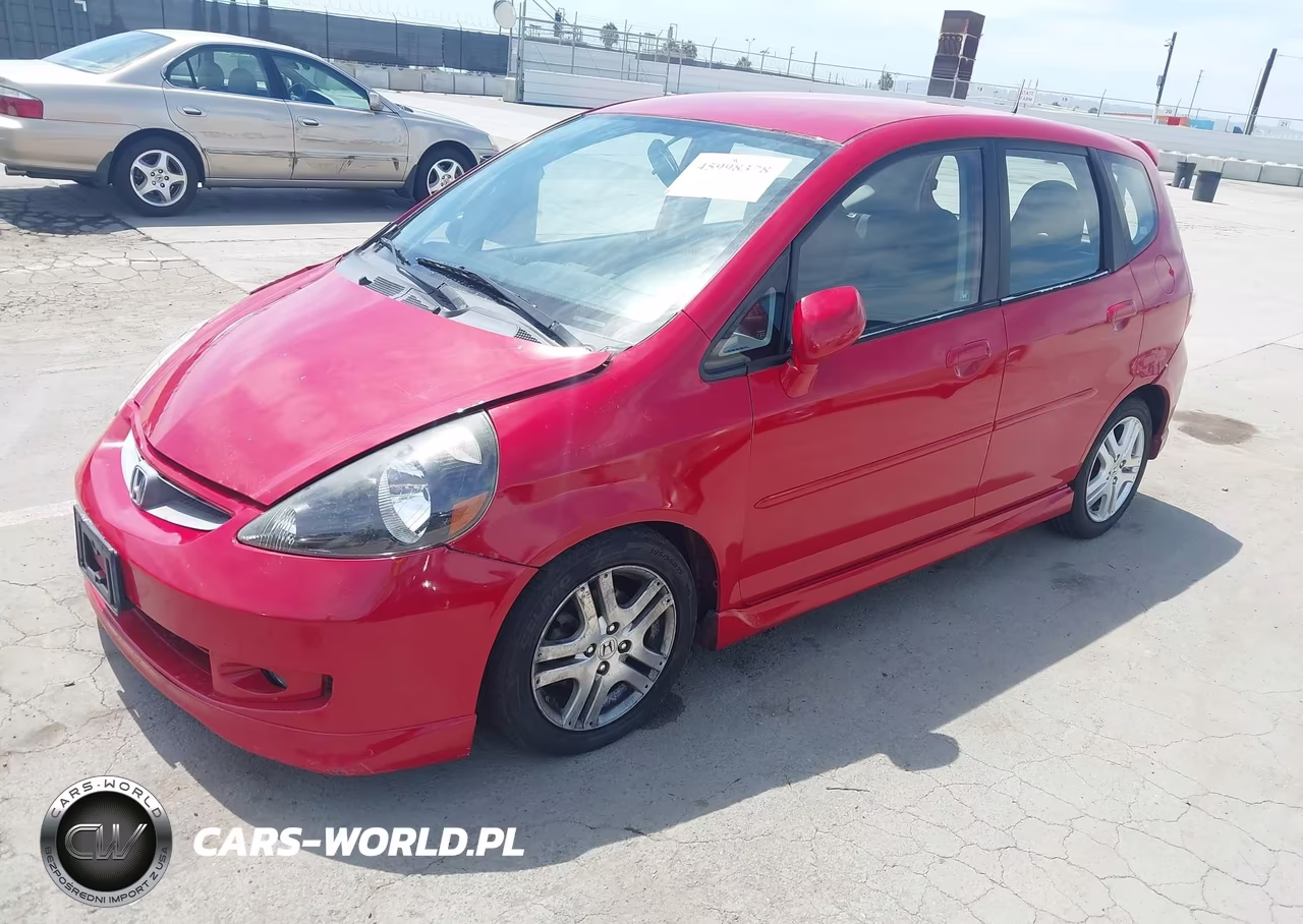 2008 Honda Fit Sport VIN:JHMGD386X8S038539 - 2