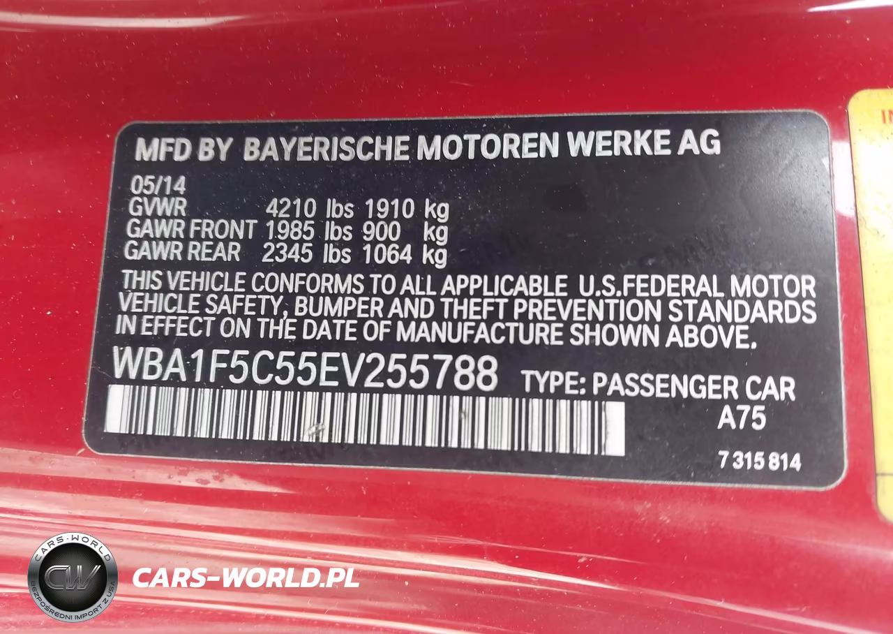 2014 BMW 228I VIN:WBA1F5C55EV255788 - 9