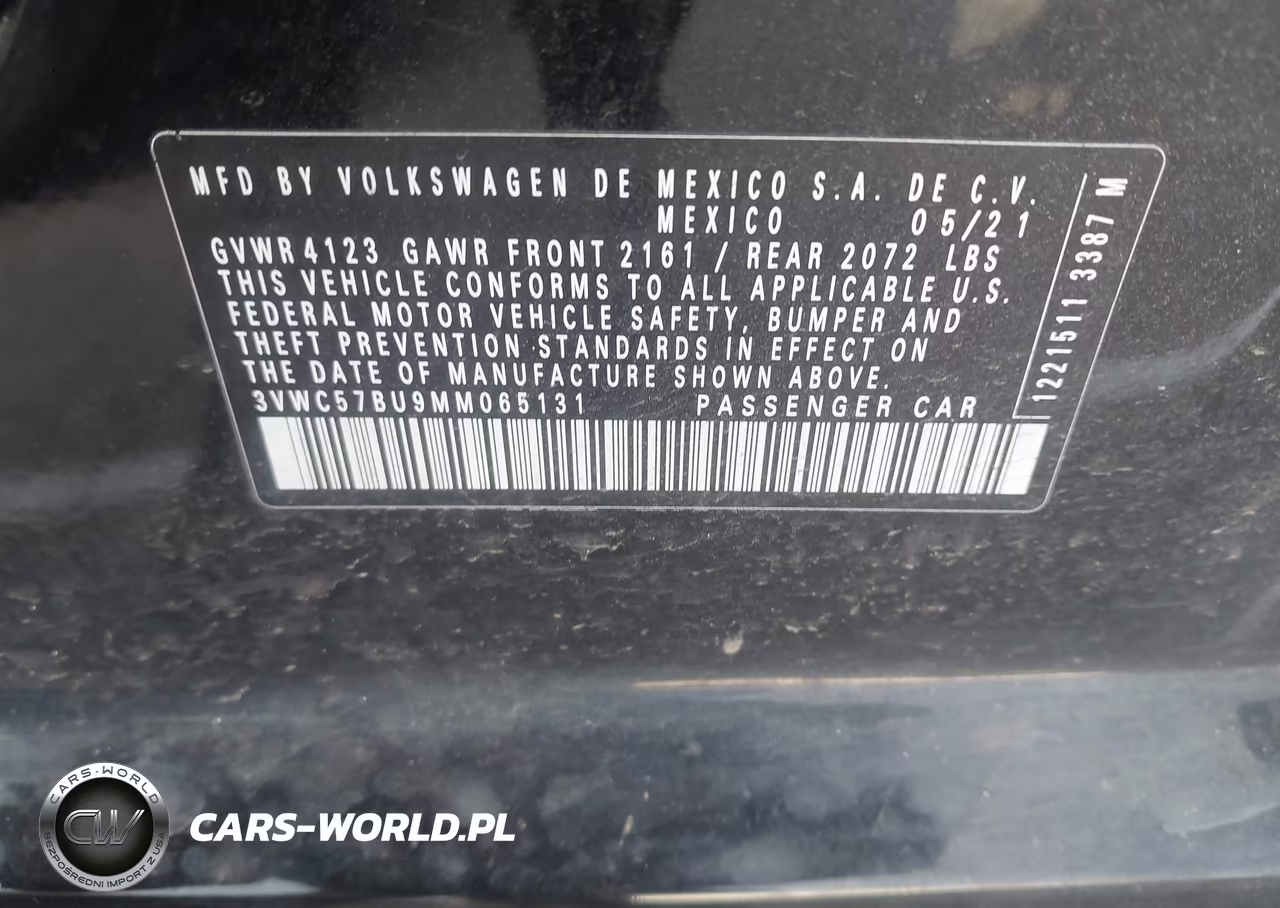 2021 Volkswagen Jetta 1.4T R-Line-1.4T S-1.4T Se VIN:3VWC57BU9MM065131 - 9