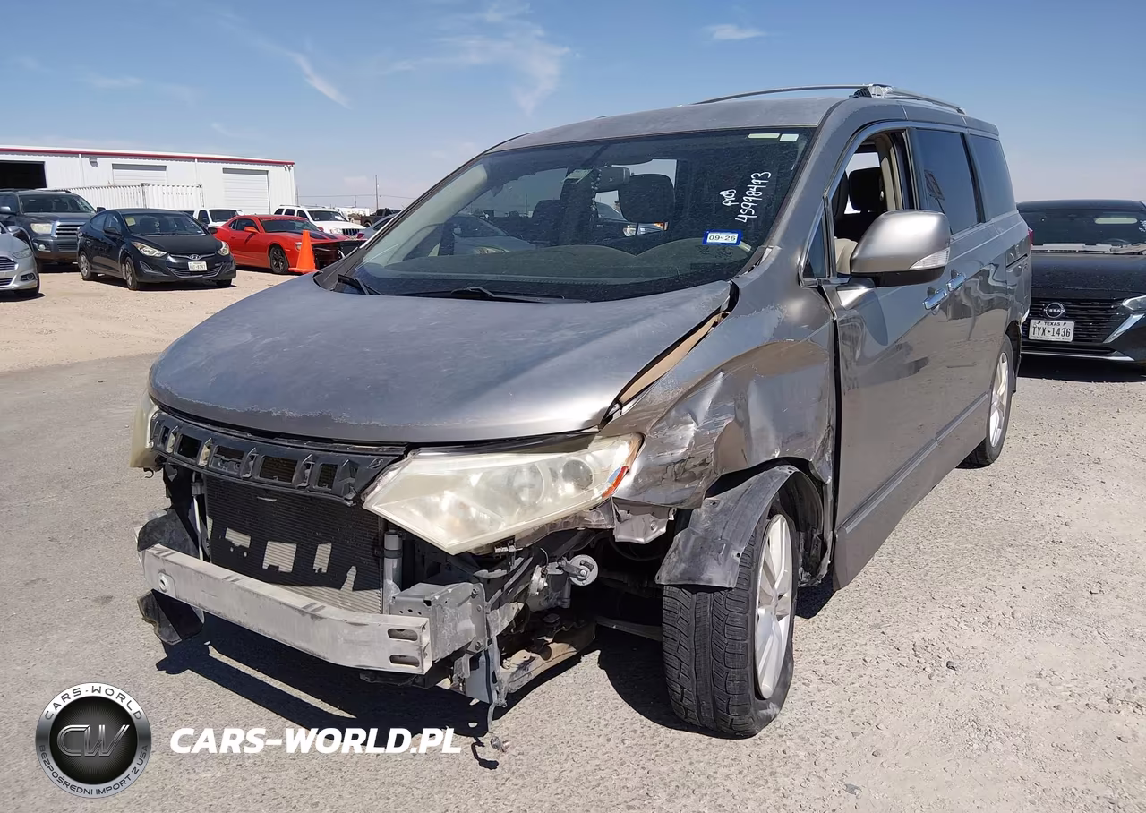 2013 Nissan Quest Sl VIN:JN8AE2KP2D9069824 - 2