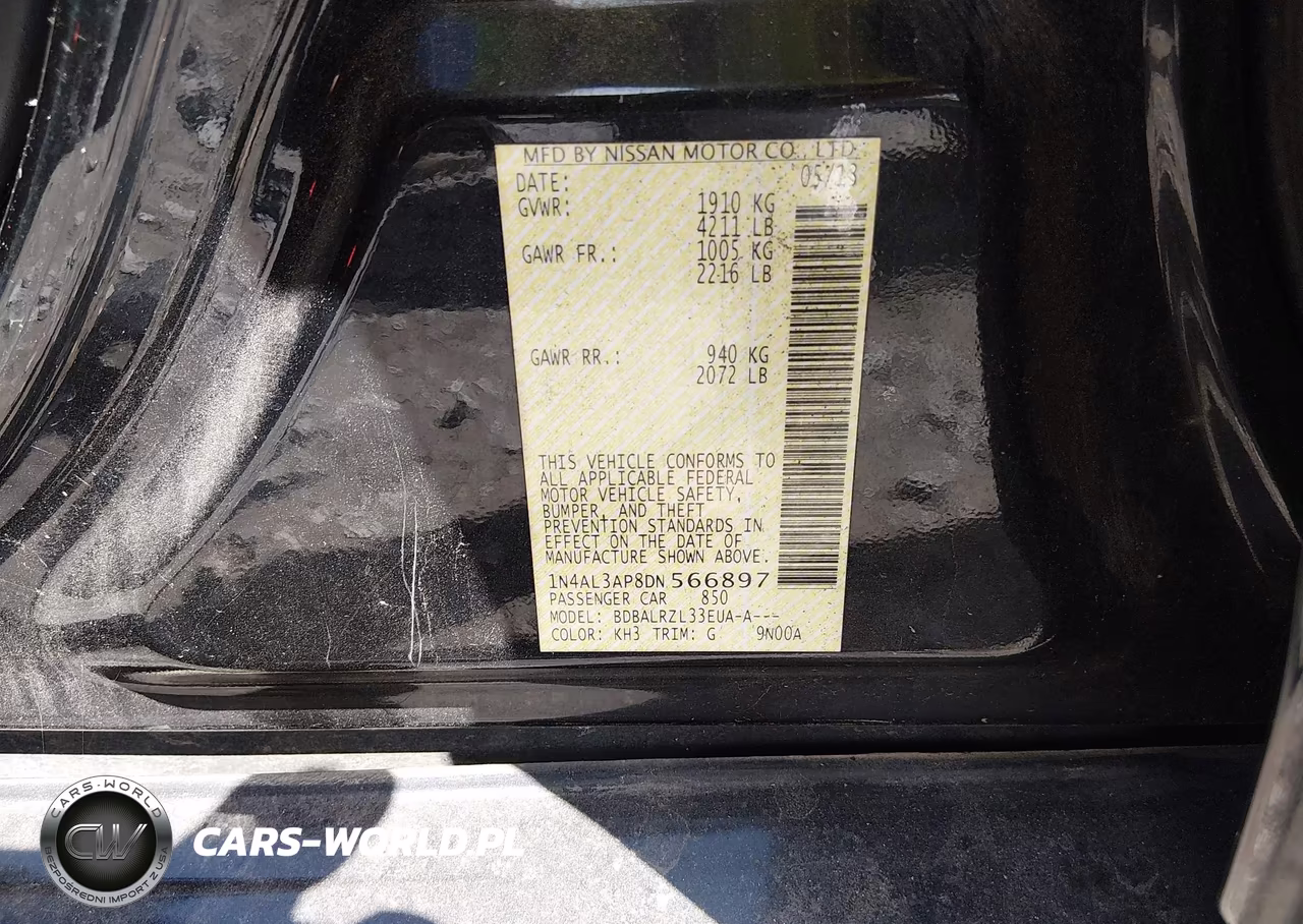 2013 Nissan Altima 2.5 S VIN:1N4AL3AP8DN566897 - 9