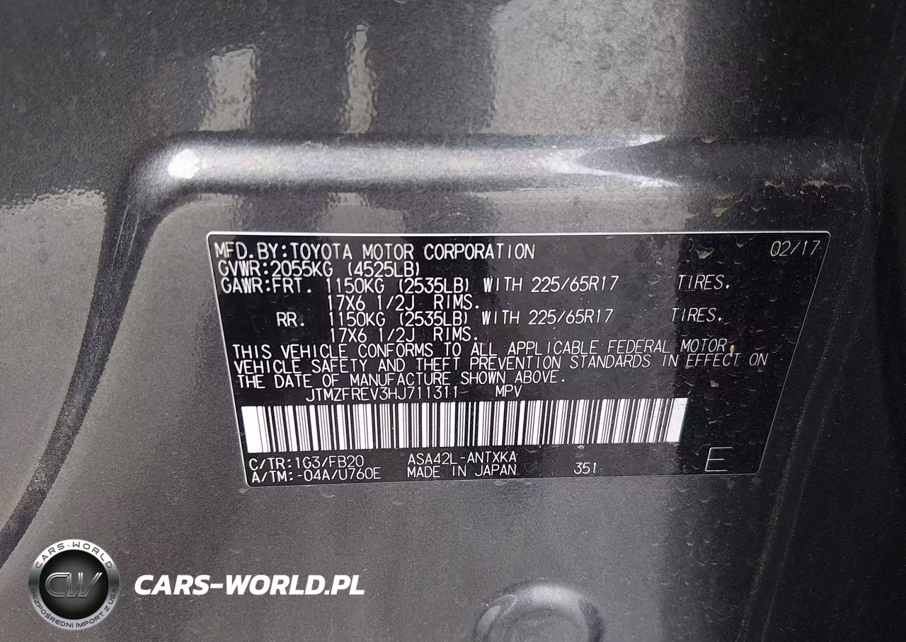 2017 Toyota Rav4 Le VIN:JTMZFREV3HJ711311 - 9