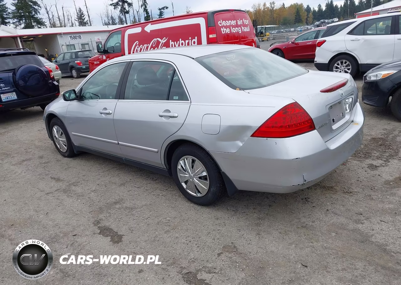 2007 Honda Accord 2.4 Lx VIN:JHMCM56427C017396 - 3